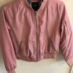 Forever 21 Blush pink bomber jacket